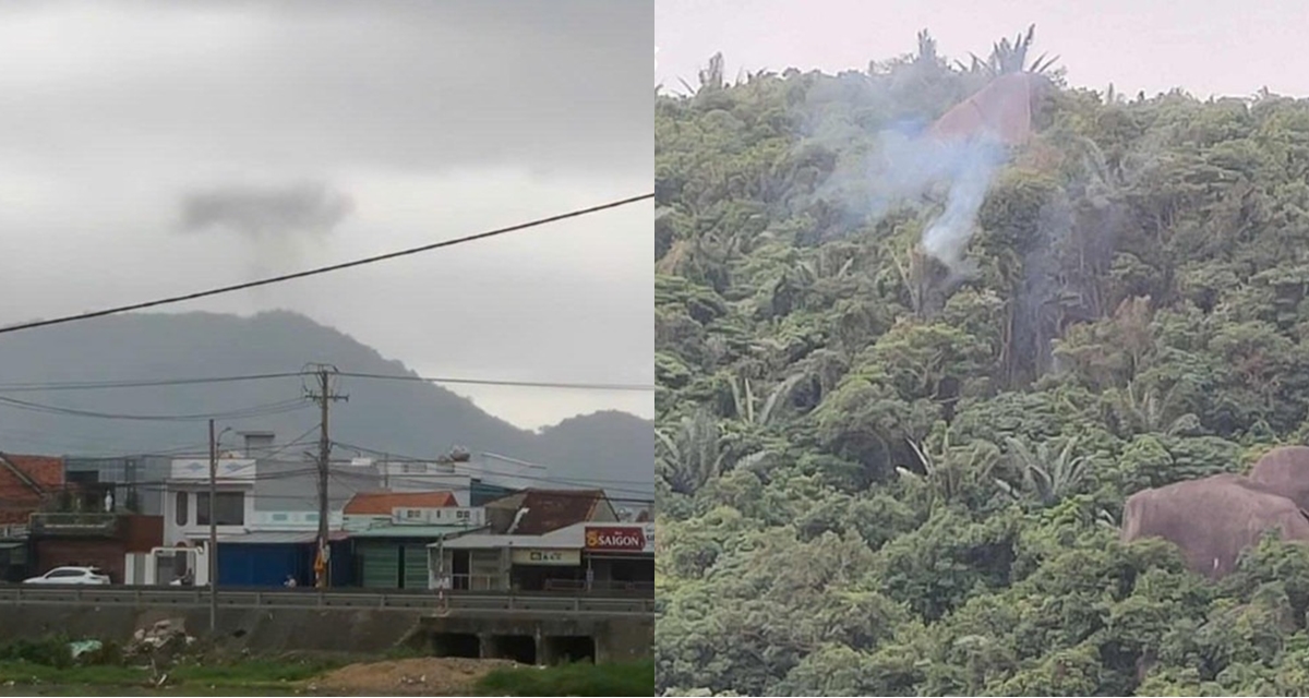 Rơi m&aacute;y bay qu&acirc;n sự ở Đắk Lắk, nh&acirc;n chứng h&eacute; lộ h&agrave;nh động của phi c&ocirc;ng trước khi nhảy d&ugrave; tho&aacute;t nạn