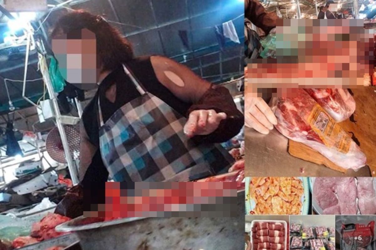 \'V&eacute;n m&agrave;n\' d&ograve;ng thịt bẩn từ chợ mạng len lỏi v&agrave;o chợ đầu mối H&agrave; Nội: Kh&ocirc;ng phải cứ h&agrave;ng quen l&agrave; sạch!