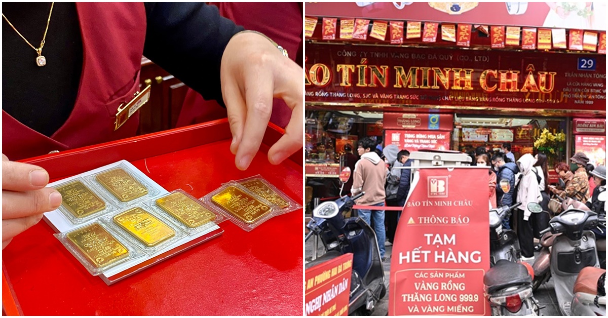 Gi&aacute; v&agrave;ng li&ecirc;n tục lập đỉnh lỉnh sử, nhiều người cho&aacute;ng v&igrave; khung cảnh trước c&aacute;c tiệm v&agrave;ng tr&ecirc;n phố Trần Nh&acirc;n T&ocirc;ng