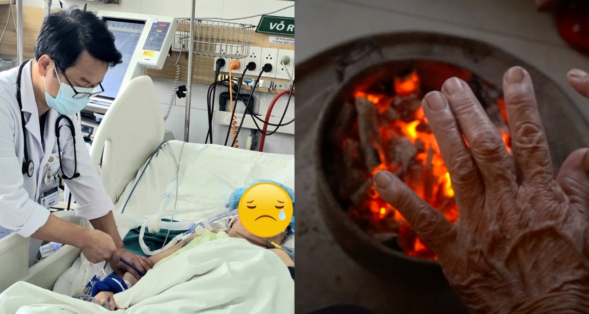 Sưởi ấm giữa đợt r&eacute;t đậm, th&oacute;i quen quen thuộc khiến nhiều người nhập viện, c&oacute; ca kh&ocirc;ng qua khỏi tại H&agrave; Nội