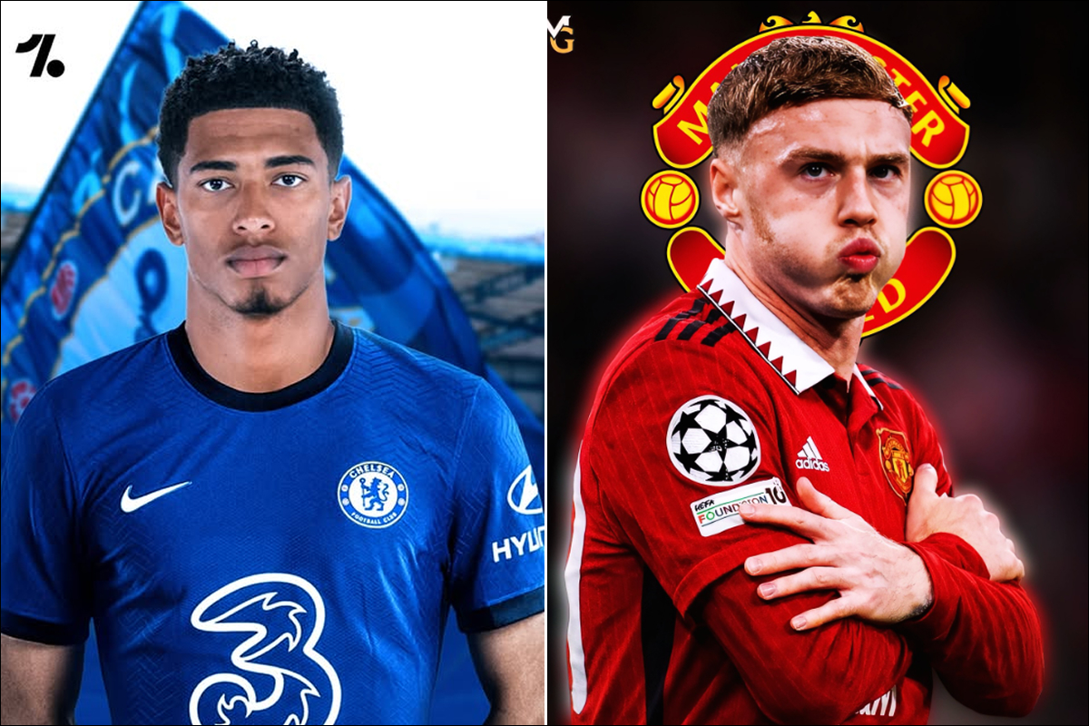 Cole Palmer tr&ecirc;n đường tới Man Utd, Chelsea lập tức ph&aacute; kỷ lục chuyển nhượng cho Jude Bellingham