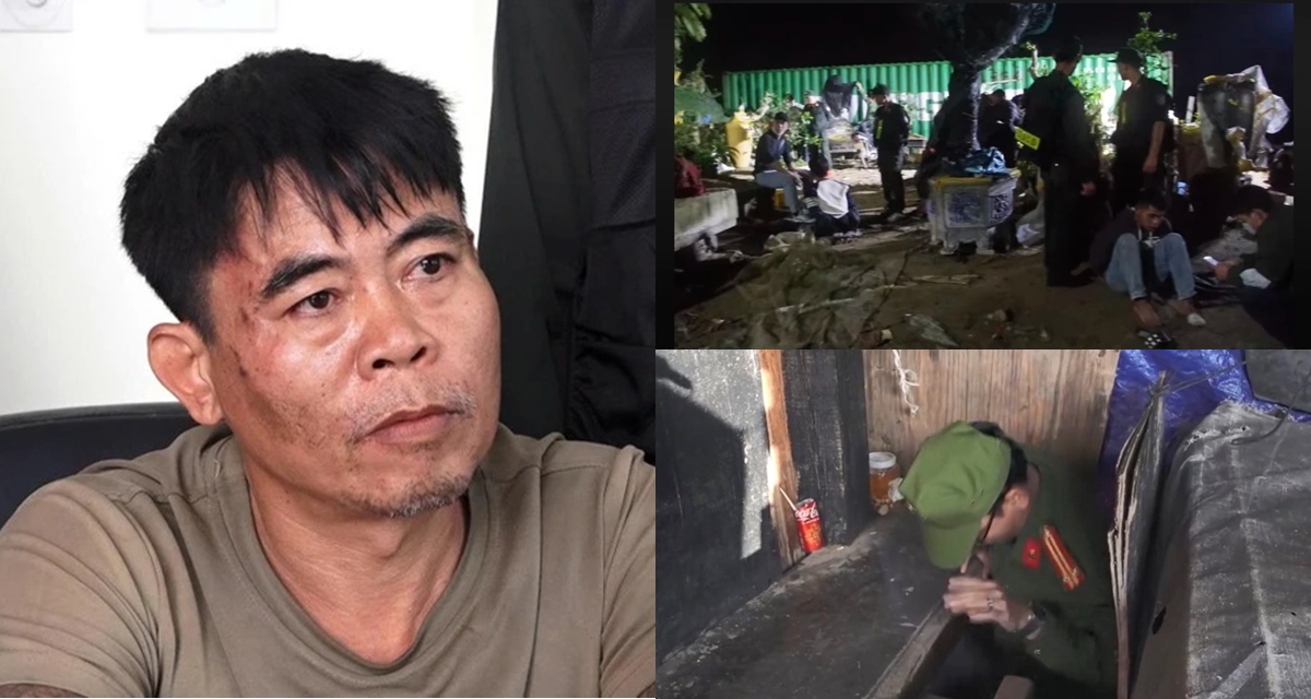 Bắt &ocirc;ng tr&ugrave;m d&ugrave;ng ma t&uacute;y sai khiến người nghiện l&agrave;m việc, kinh ho&agrave;ng cảnh tượng khi đột k&iacute;ch hầm tr&uacute; ẩn