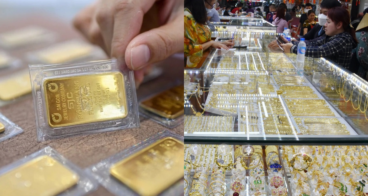 Gi&aacute; v&agrave;ng chiều 1-2 tiếp tục neo đỉnh cao, thị trường trong nước lặng s&oacute;ng giữa biến động mạnh của gi&aacute; v&agrave;ng thế giới