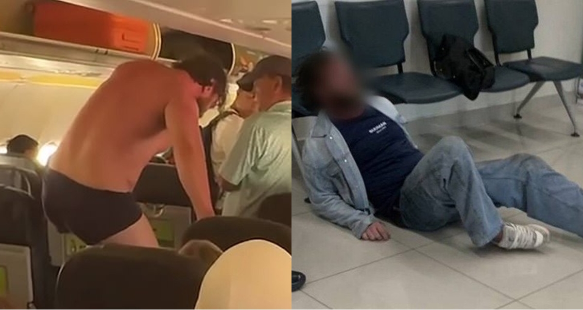 H&agrave;nh kh&aacute;ch bị trục xuất về Nha Trang v&igrave; cởi đồ, đ&ograve;i nhảy khỏi m&aacute;y bay, lộ biểu hiện đ&aacute;ng ngờ từ trước