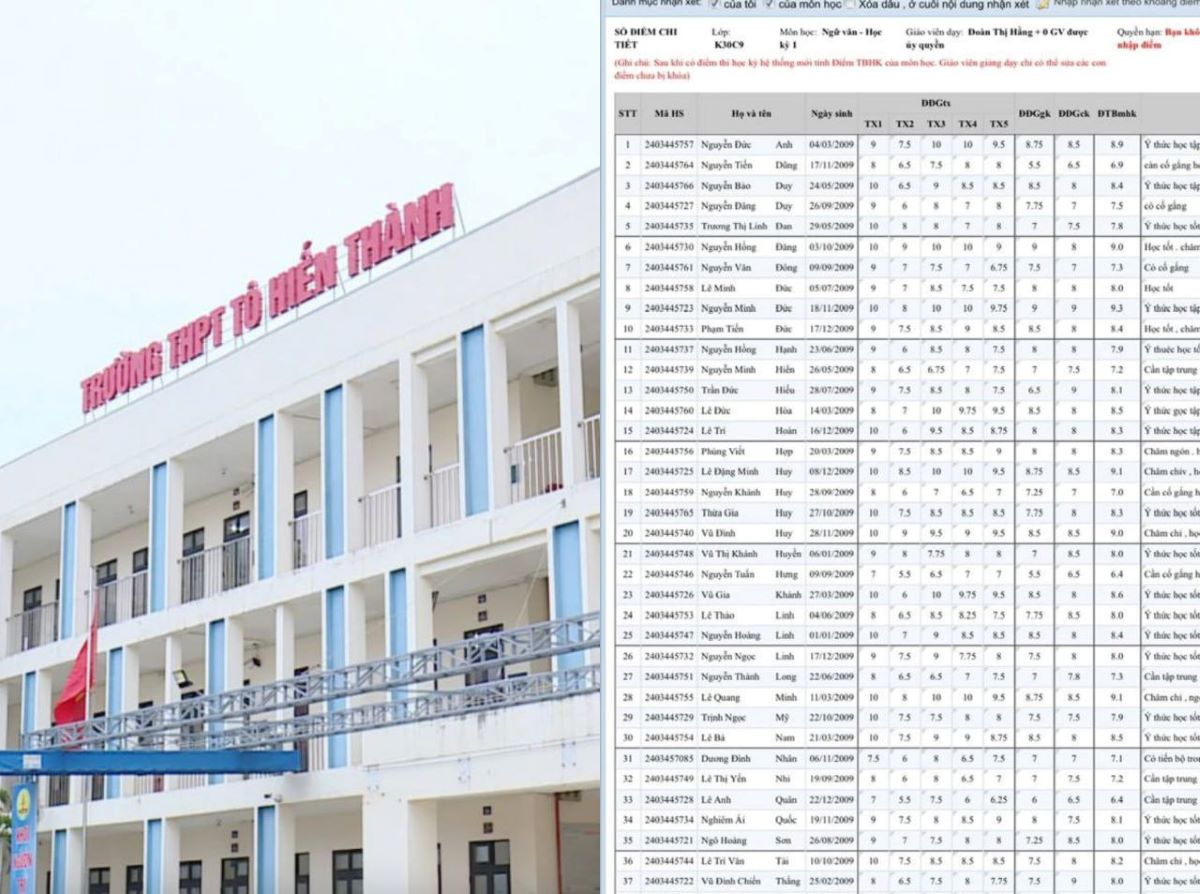 Vụ sửa 126 điểm thi: Trường THPT T&ocirc; Hiến Th&agrave;nh ph&acirc;n trần do &aacute;p lực v&agrave; yếu c&ocirc;ng nghệ?