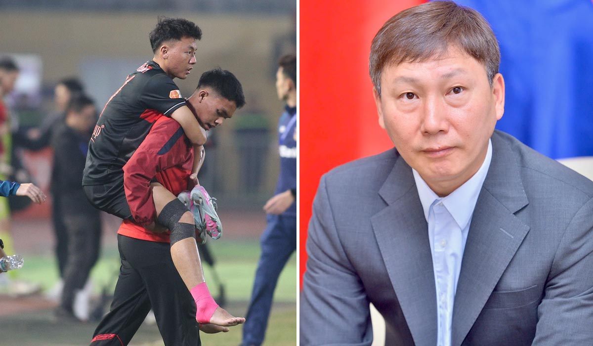 HLV Kim Sang Sik nhận tin s&eacute;t đ&aacute;nh, th&ecirc;m 1 trụ cột U23 Việt Nam chấn thương nặng sau VCK U23 ch&acirc;u &Aacute;