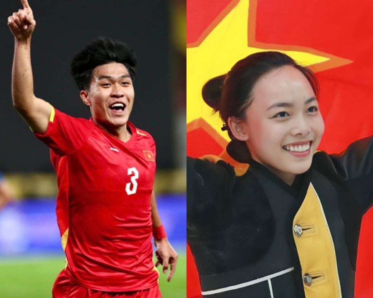 Lộ ảnh chụp chung của trung vệ Phạm L&yacute; Đức v&agrave; xạ thủ Ph&iacute; Thanh Thảo, MXH x&ocirc;n sao về tin đồn hẹn h&ograve;