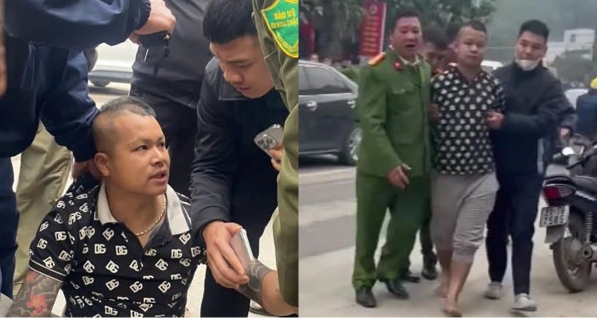 Danh t&iacute;nh người đ&agrave;n &ocirc;ng liều lĩnh cướp ng&acirc;n h&agrave;ng ở L&agrave;o Cai, cận cảnh đối tượng bị khống chế ngay lập tức