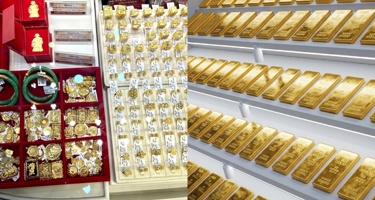 Gi&aacute; v&agrave;ng chiều nay 6/2 biến động kh&oacute; lường: SJC quay đầu giảm s&acirc;u, v&agrave;ng nhẫn 9999 tăng ngược d&ograve;ng giữa &aacute;p lực to&agrave;n cầu