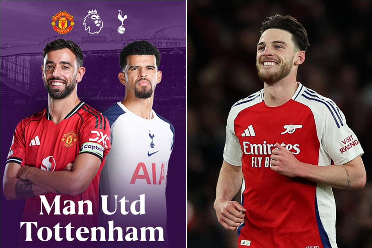Lịch thi đấu b&oacute;ng đ&aacute; Ngoại hạng Anh h&ocirc;m nay: Man Utd hủy diệt Tottenham; Arsenal bỏ xa Man City?