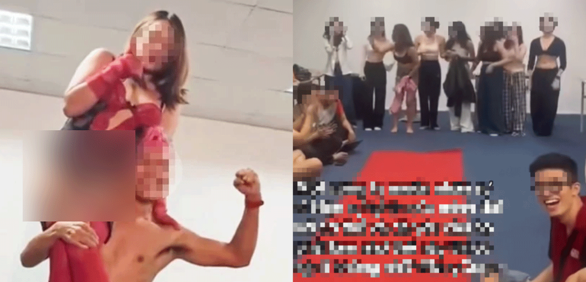 Ngỡ ng&agrave;ng về clip loạt l&atilde;nh đạo 1 c&ocirc;ng ty ở H&agrave; Nội mặc nội y diễn cảnh &lsquo;nhạy cảm&rsquo; trong tiệc YEP