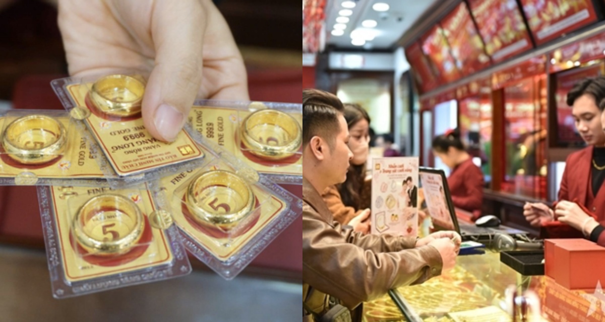 Gi&aacute; v&agrave;ng chiều 10-2 biến động kh&oacute; lường, SJC neo đỉnh cao, v&agrave;ng nhẫn đảo chiều, thị trường trong nước theo s&aacute;t thế giới