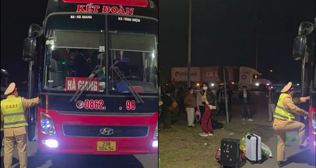 Xe giường nằm chạy đ&ecirc;m 41 chỗ \'nh&eacute;t&rsquo; 72 người, nhận mức xử phạt khiến ai cũng giật m&igrave;nh