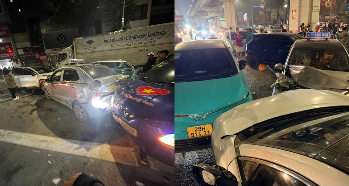 Th&ocirc;ng tin ban đầu về nữ t&agrave;i xế &ocirc; t&ocirc; đi ngược chiều g&acirc;y tai nạn li&ecirc;n ho&agrave;n ở H&agrave; Nội
