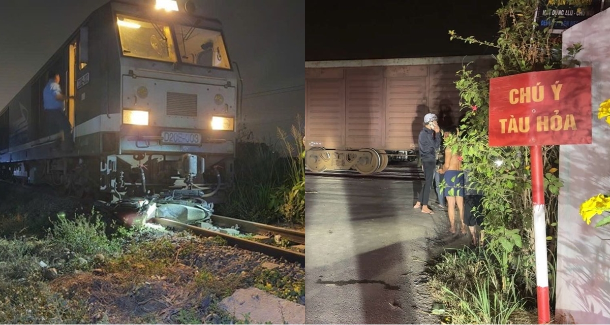 Hiện trường thương t&acirc;m nam thanh ni&ecirc;n bị t&agrave;u hỏa t&ocirc;ng tử vong khi băng qua đường sắt ở L&acirc;m Đồng