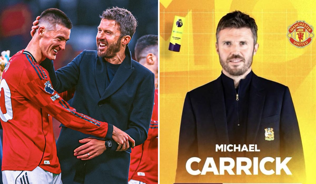 HLV Carrick gi&agrave;nh danh hiệu đầu ti&ecirc;n tại Man Utd, Sir Jim Ratcliffe lập tức thưởng lớn?