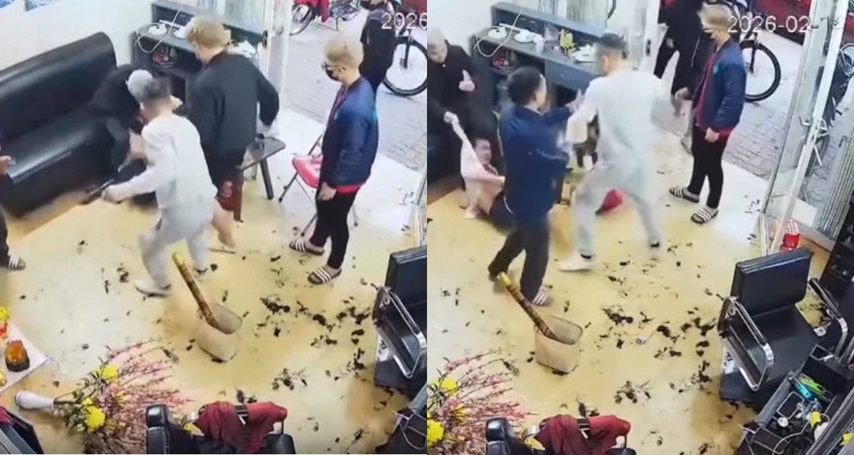 R&uacute;ng động clip nh&oacute;m người đ&ograve;i nợ mang theo vật giống s&uacute;ng, camera ghi lại m&agrave;n h&agrave;nh hung d&atilde; man