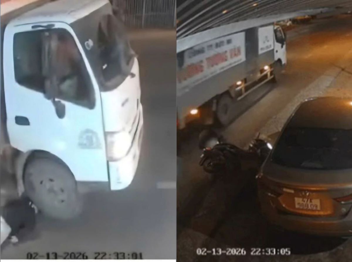 Camera an ninh h&eacute; lộ cảnh xe tải cố t&igrave;nh c&aacute;n qua đầu nạn nh&acirc;n rồi th&aacute;o chạy, h&eacute; lộ danh t&iacute;nh t&agrave;i xế