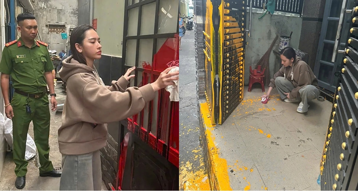 Lời khai của c&ocirc; g&aacute;i bị bắt đ&uacute;ng đ&ecirc;m giao thừa v&igrave; tạt sơn nh&agrave; người y&ecirc;u cũ, ng&aacute;n ngẩm l&yacute; do ra tay