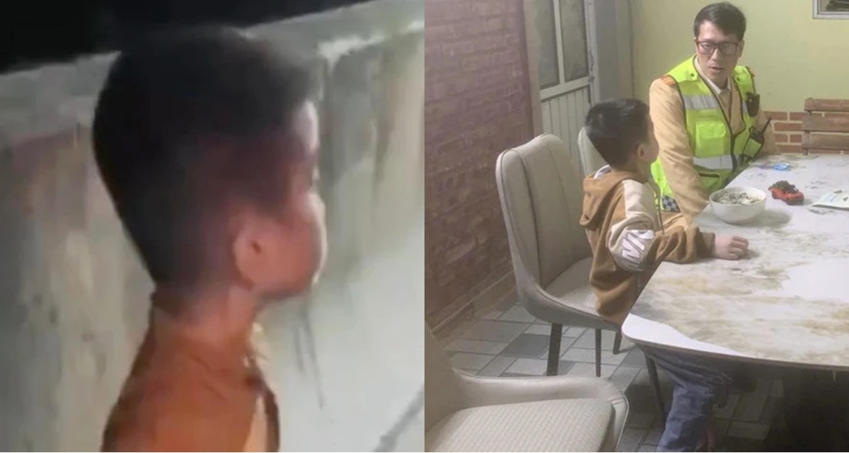 Nguồn cơn vụ ch&aacute;u b&eacute; 11 tuổi lang thang tr&ecirc;n cao tốc đ&ecirc;m giao thừa, CSGT đ&atilde; t&igrave;m được gia đ&igrave;nh con