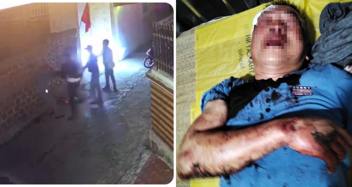 Nh&oacute;m thanh ni&ecirc;n đuổi đ&aacute;nh c&ocirc;ng an vi&ecirc;n v&igrave; bị nhắc nẹt p&ocirc;, h&agrave;nh động d&atilde; man khi nạn nh&acirc;n gục xuống