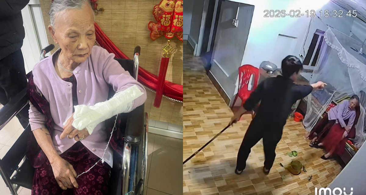 Nam thanh ni&ecirc;n đ&aacute;nh mẹ gi&agrave; g&atilde;y tay, h&agrave;nh hung chị g&aacute;i ng&agrave;y m&ugrave;ng 3 Tết, nguồn cơn khiến CĐM phẫn nộ