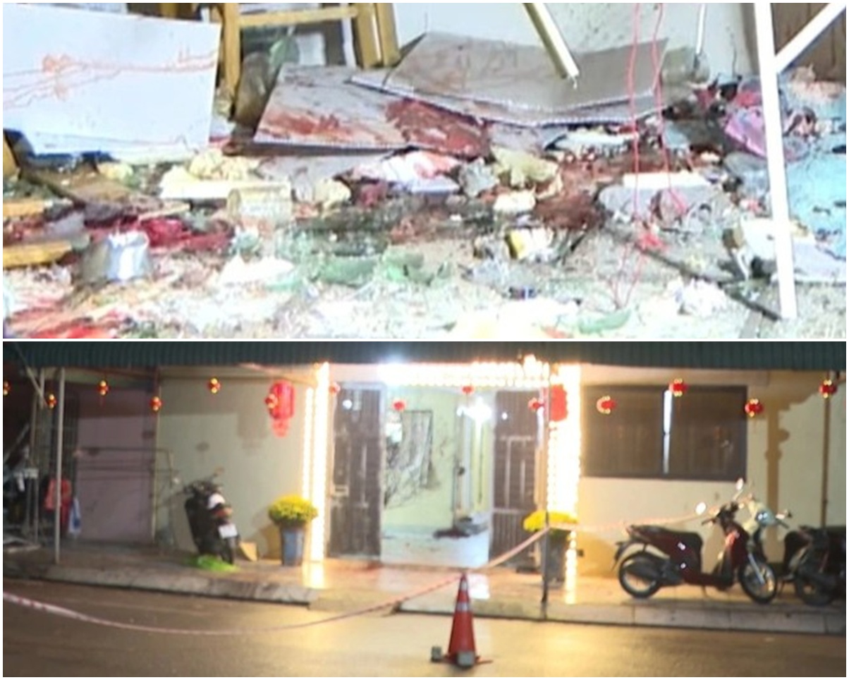 Tin mới vụ nổ m&igrave;n m&ugrave;ng 2 Tết ở Thanh H&oacute;a: Con d&acirc;u chủ nh&agrave; đang mang thai tho&aacute;t nạn trong gang tấc