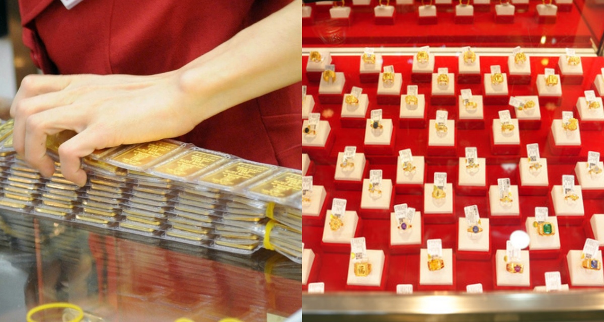 Gi&aacute; v&agrave;ng chốt phi&ecirc;n 23/2 tăng dựng đứng, SJC &aacute;p s&aacute;t 185 triệu, ch&ecirc;nh lệch thế giới nới rộng