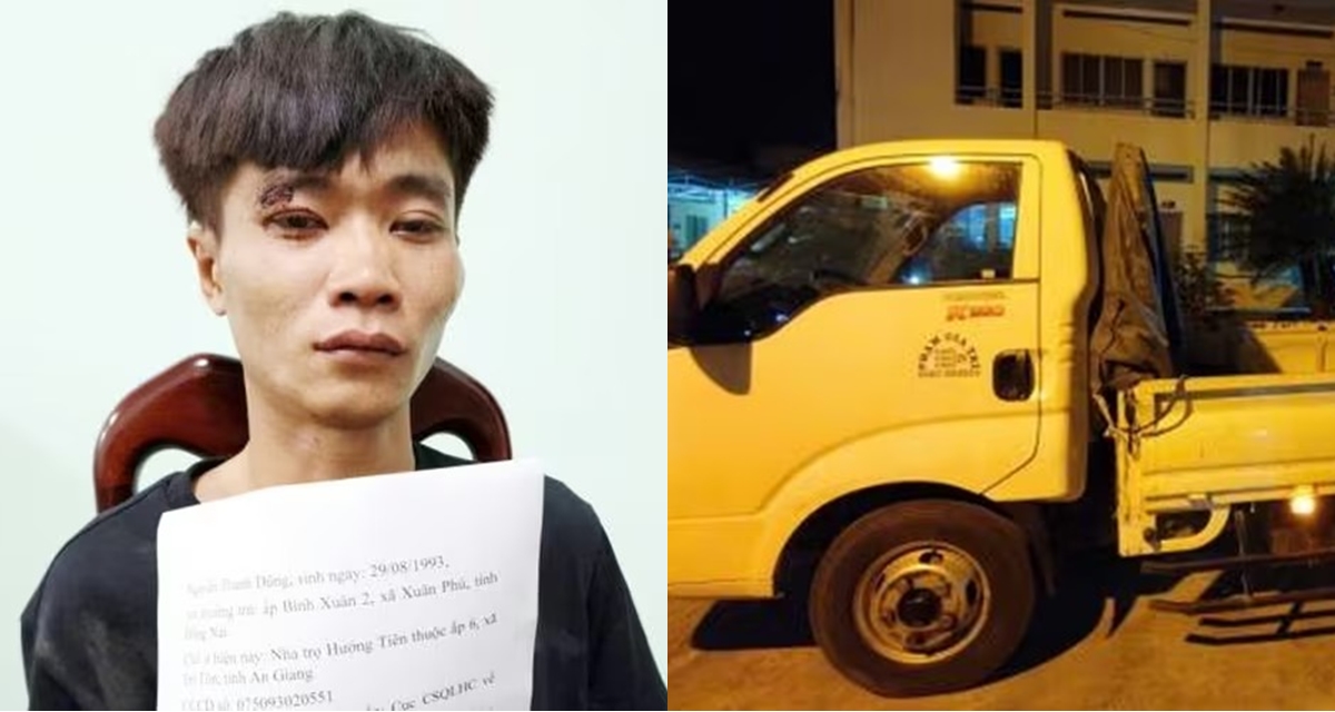 An Giang: Th&ocirc;ng tin bất ngờ về đối tượng trộm &ocirc; t&ocirc; tải mang đi b&aacute;n, h&eacute; lộ lời khai ban đầu