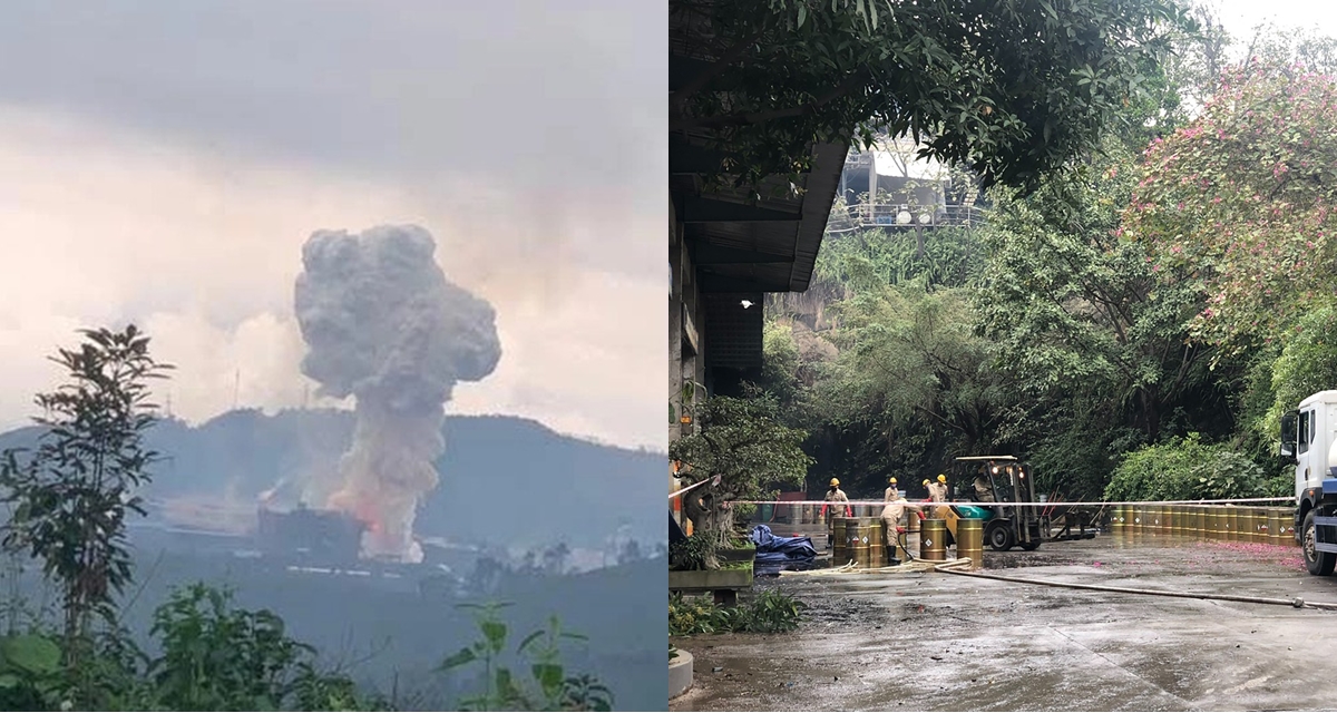 Hiện trường vụ nổ lớn tại c&ocirc;ng ty sản xuất phốt pho ở L&agrave;o Cai, danh t&iacute;nh nạn nh&acirc;n tử vong