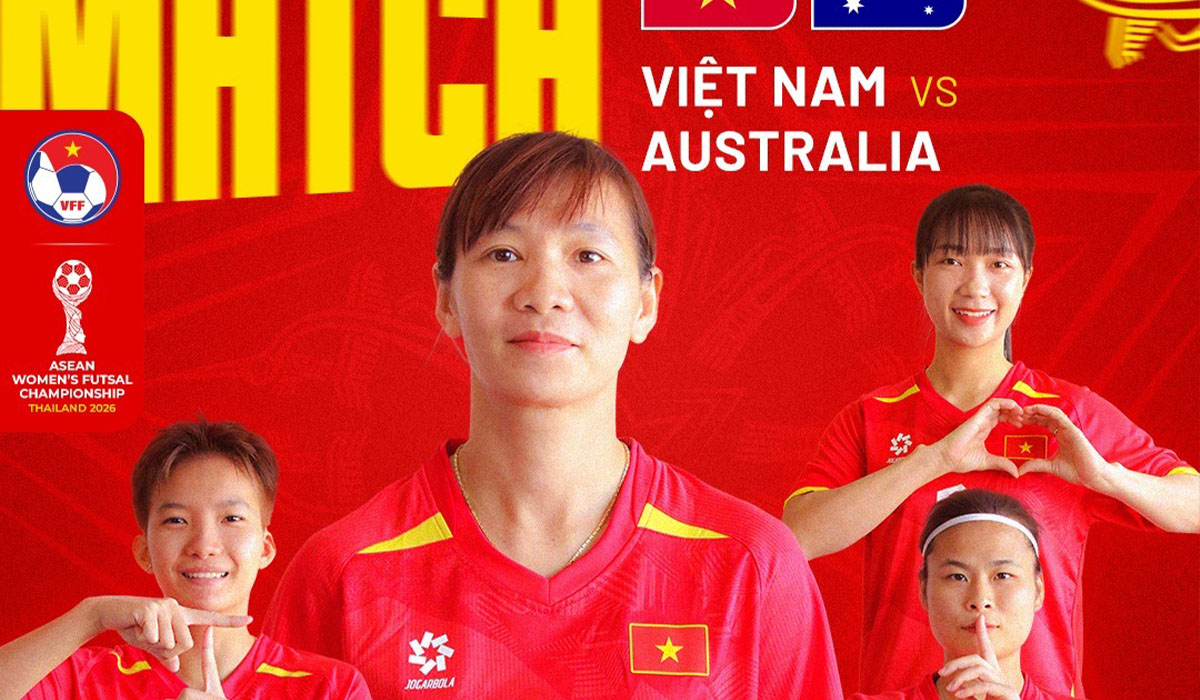 Xem trực tiếp futsal Việt Nam vs Australia ở đ&acirc;u, k&ecirc;nh n&agrave;o? Link xem trực tiếp Futsal Đ&ocirc;ng Nam &Aacute; 2026