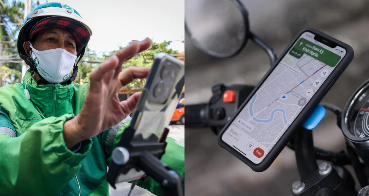 Gắn điện thoại xem Google Maps khi l&aacute;i xe c&oacute; bị phạt, trường hợp n&agrave;o bị xử l&yacute; theo luật giao th&ocirc;ng 