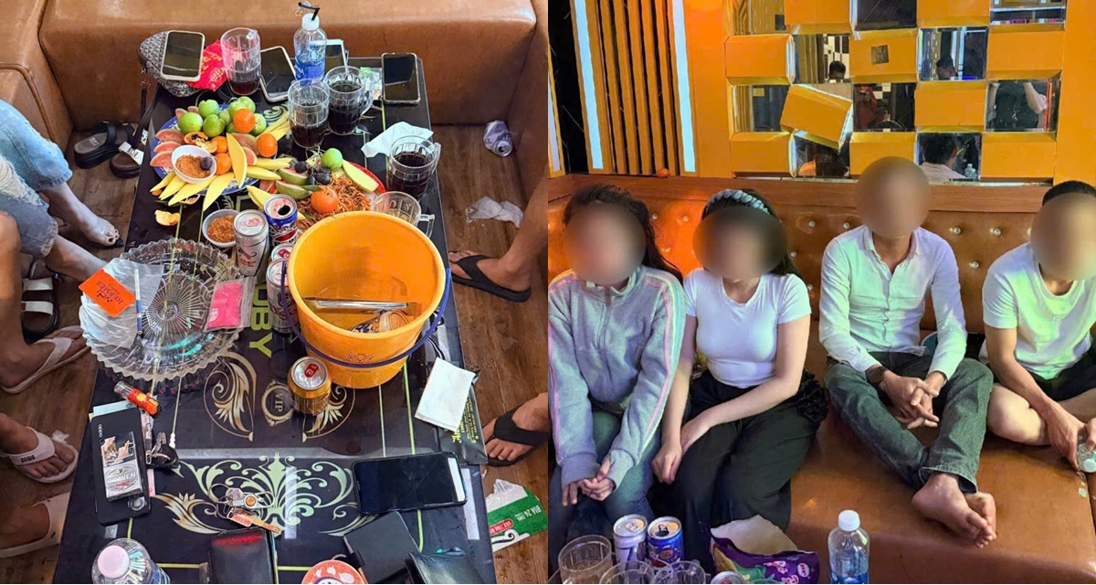 Bắt quả tang 7 nam, nữ tụ tập l&agrave;m điều đ&aacute;ng xấu hổ trong qu&aacute;n karaoke, c&ocirc;ng bố kết quả test ma t&uacute;y