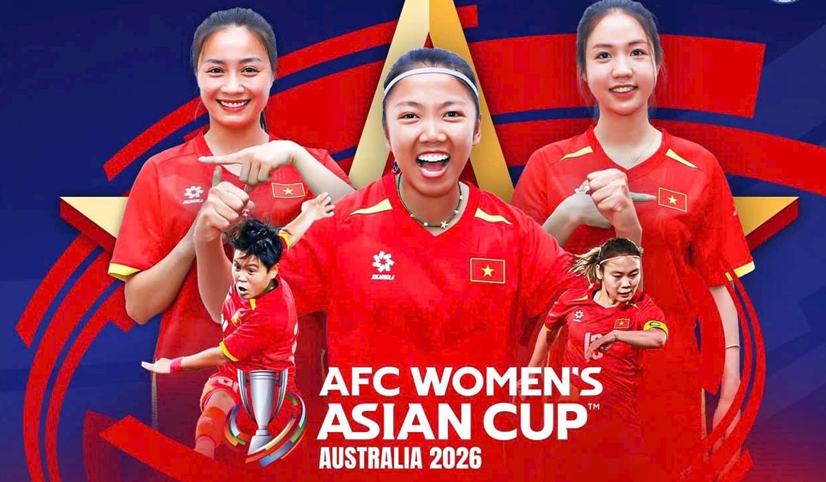 Lịch thi đấu của ĐT nữ Việt Nam tại VCK Asian Cup 2026 mới nhất: Thầy tr&ograve; HLV Mai Đức Chung khởi đầu thuận lợi?