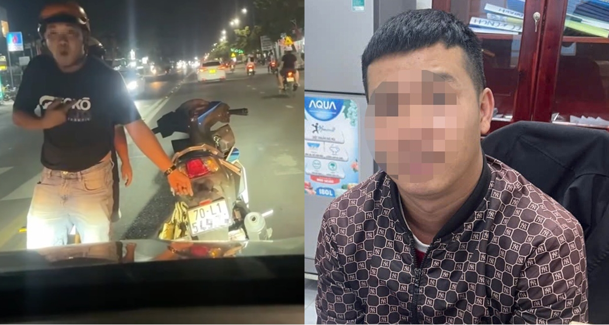 Lời khai nam thanh ni&ecirc;n đi xe m&aacute;y chặn đầu &ocirc; t&ocirc; giữa đường ở T&acirc;y Ninh, nguồn cơn từ chuyện nhỏ nhặt