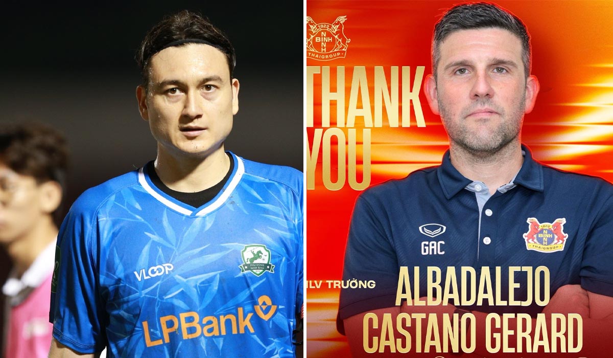 Bị CLB CAHN bỏ xa tr&ecirc;n BXH V.League, đội b&oacute;ng của Đặng Văn L&acirc;m ch&iacute;nh thức sa thải HLV ch&acirc;u &Acirc;u