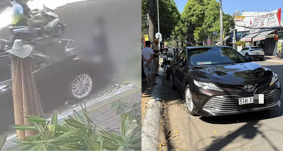 Người phụ nữ hơn 70 tuổi bị cuốn v&agrave;o gầm &ocirc; t&ocirc; khi đang đi bộ, camera ghi lại diễn biến kh&oacute; hiểu