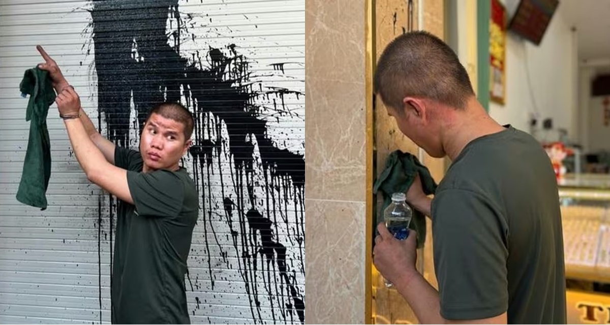 Lời khai của thanh ni&ecirc;n tạt sơn tiệm v&agrave;ng TP HCM, kh&oacute; tin l&yacute; do ra tay d&ugrave; kh&ocirc;ng quen biết nhau