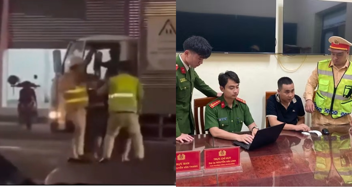 Danh t&iacute;nh t&agrave;i xế xe tải chống trả quyết liệt với CSGT ở Quảng Ninh, đ&atilde; r&otilde; l&yacute; do t&igrave;m mọi c&aacute;ch tho&aacute;t th&acirc;n