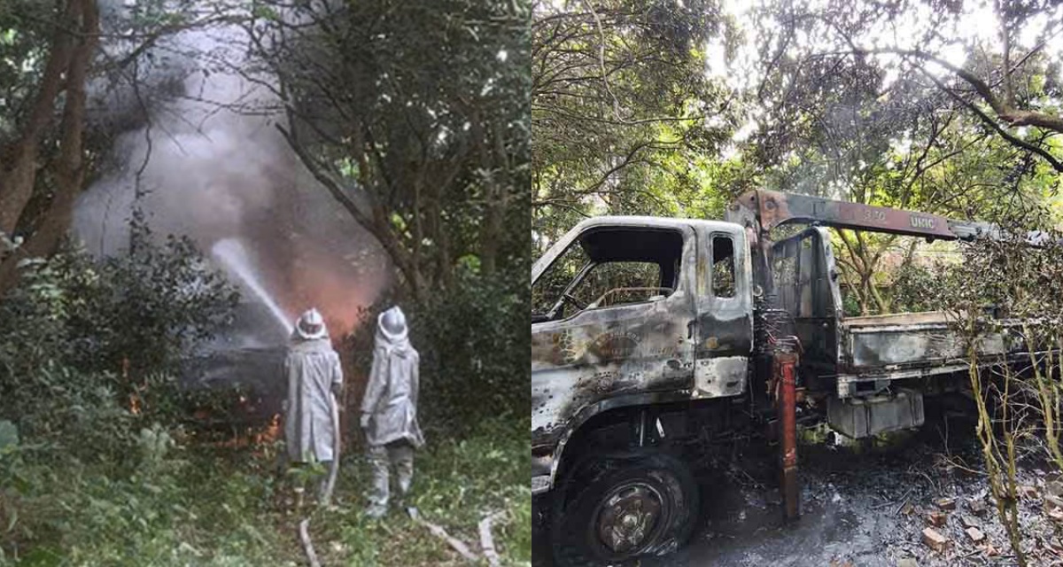 Danh t&iacute;nh người tử vong vụ xe tải cẩu bốc ch&aacute;y trong rừng c&acirc;y ở H&agrave; Nội: X&aacute;c định được nguy&ecirc;n nh&acirc;n ban đầu 