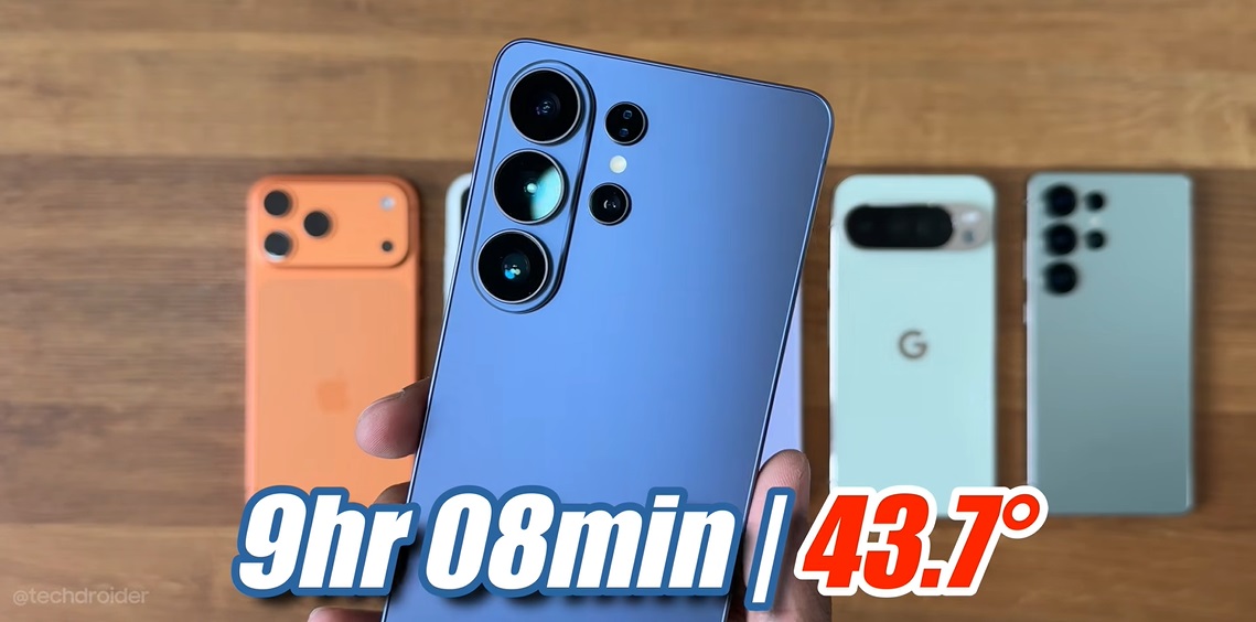 Pin 5000 mAh của Galaxy S26 Ultra thất thế trước smartphone Trung Quốc, thua iPhone 17 Pro Max