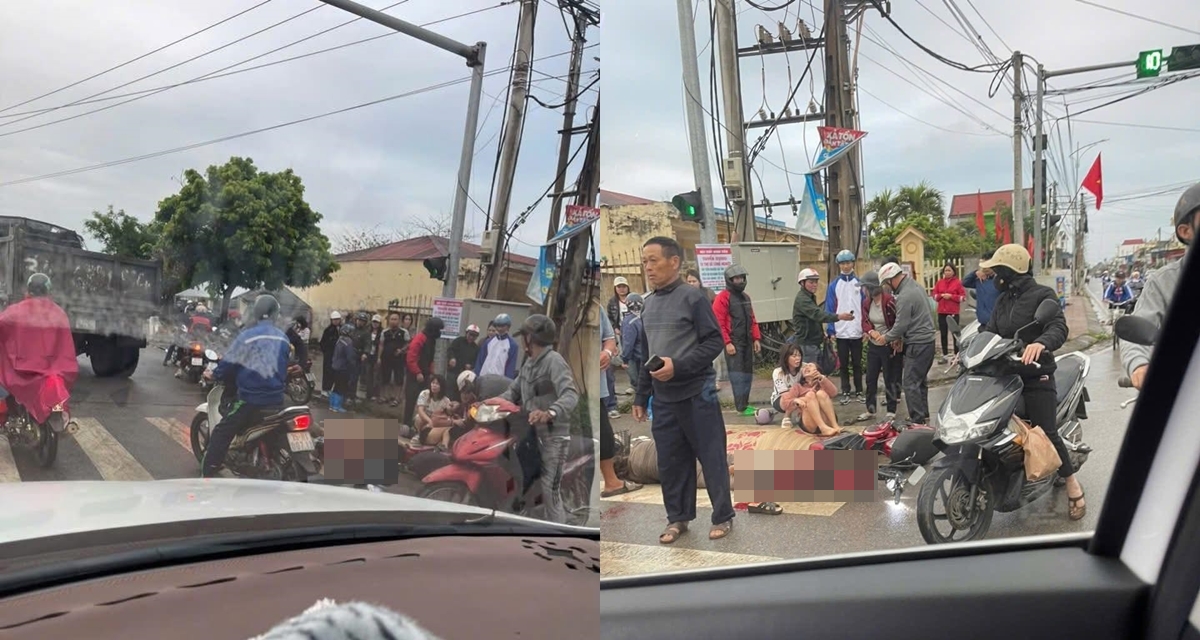 Tr&iacute;ch xuất camera vụ tai nạn khiến 2 b&agrave; ch&aacute;u thương vong ở Hải Ph&ograve;ng, t&agrave;i xế c&aacute;n nạn nh&acirc;n 2 lần?