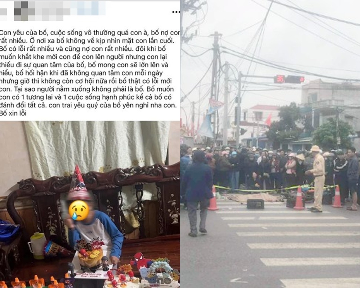 Vụ tai nạn khiến b&eacute; trai 8 tuổi tử vong ở Hải Ph&ograve;ng v&agrave; bức t&acirc;m thư muộn của người bố đi l&agrave;m ăn xa