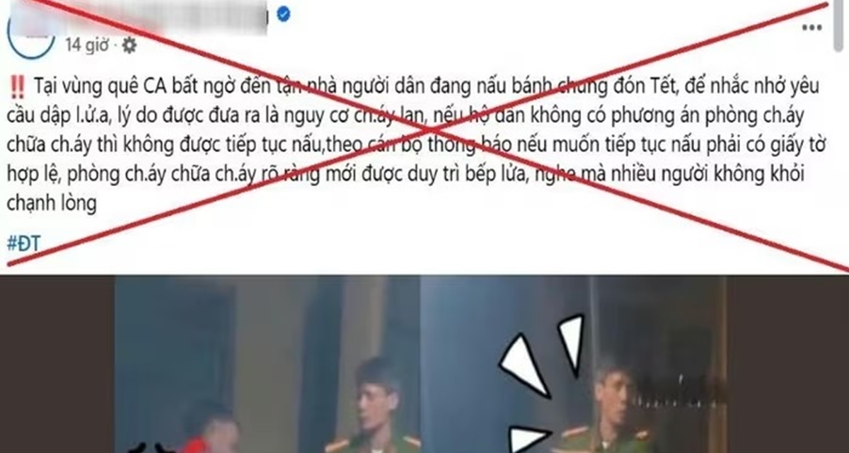 Thực hư th&ocirc;ng tin &lsquo;nấu b&aacute;nh chưng phải c&oacute; giấy PCCC&rsquo; g&acirc;y x&ocirc;n xao c&otilde;i mạng, lộ diện người đăng tải