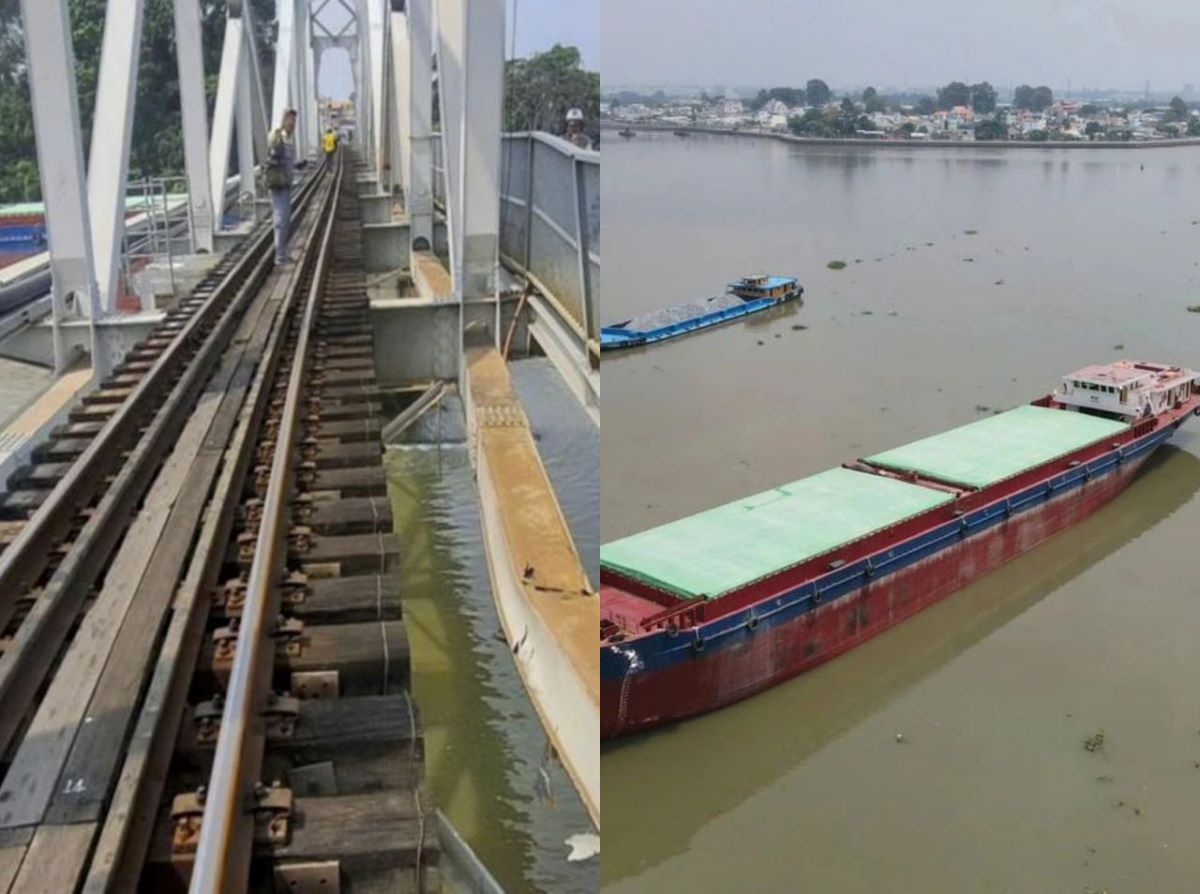 Danh t&iacute;nh người điều khiển s&agrave; lan trong vụ t&ocirc;ng hỏng cầu Ghềnh ở Đồng Nai