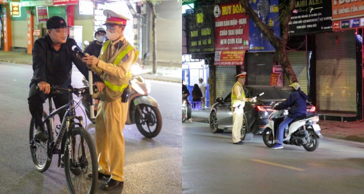 Li&ecirc;n hoan 8/3, ph&aacute;t hiện nhiều t&agrave;i xế vi phạm nồng độ cồn, đi xe đạp vẫn bị xử phạt nghi&ecirc;m khắc