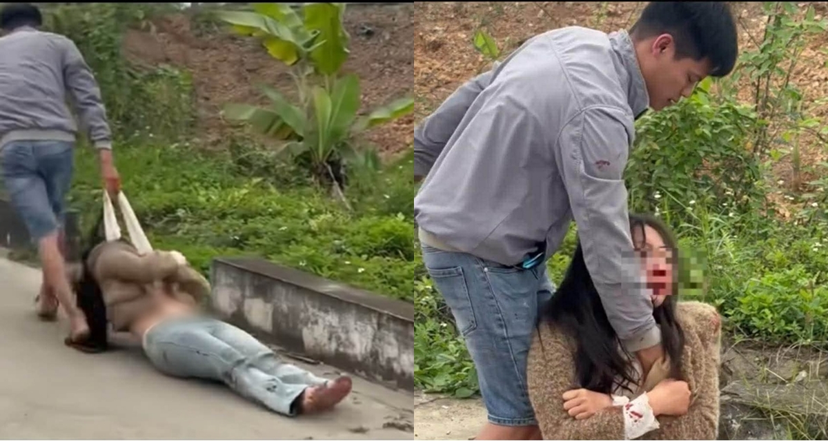 Quan hệ của 2 người trong clip c&ocirc; g&aacute;i bị k&eacute;o l&ecirc; giữa đường ở Hải Ph&ograve;ng, người d&acirc;n kể lại sự việc