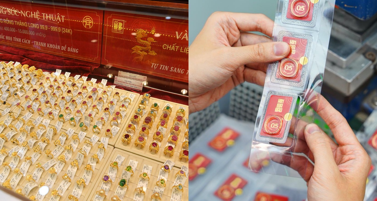 Gi&aacute; v&agrave;ng h&ocirc;m nay 9-3 đi ngang trong nước, v&agrave;ng thế giới giảm, ch&ecirc;nh lệch tiếp tục nới rộng
