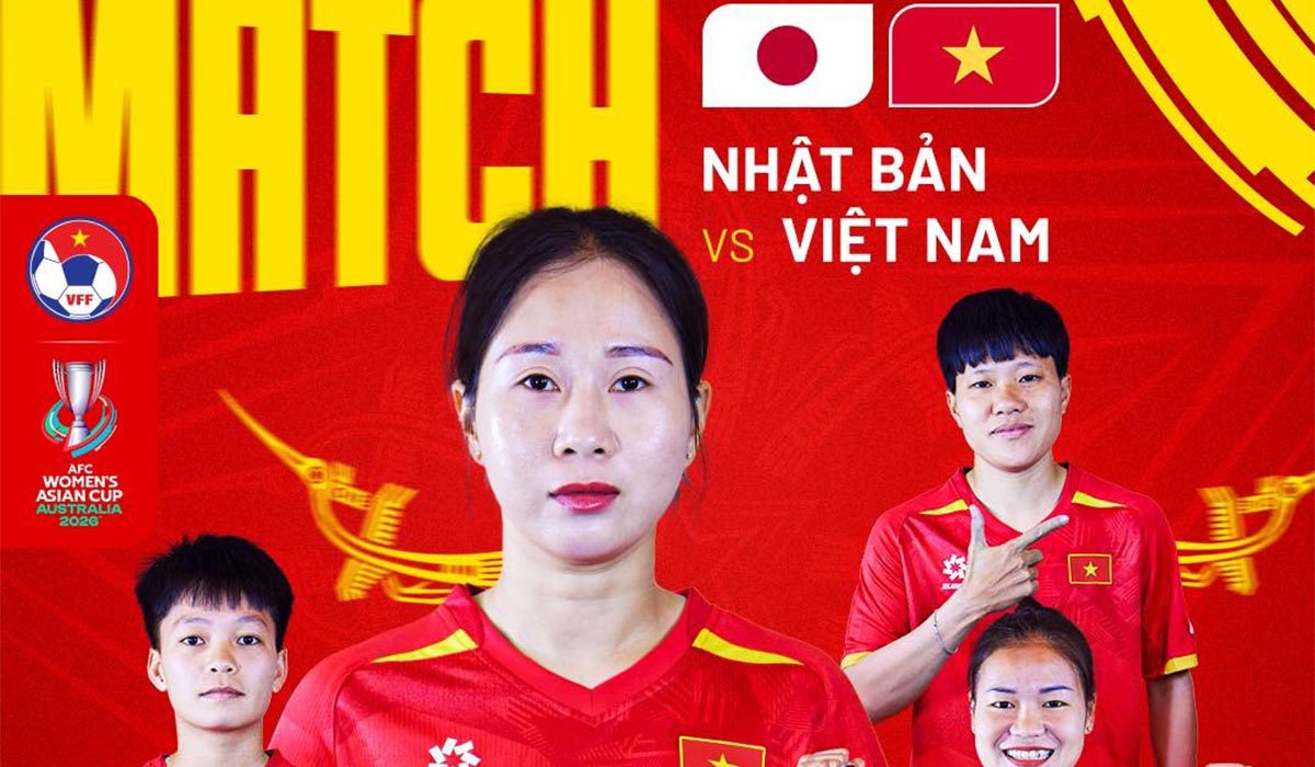 Xem trực tiếp ĐT nữ Việt Nam vs ĐT nữ Nhật Bản ở đ&acirc;u, k&ecirc;nh n&agrave;o? Link xem trực tiếp VCK Asian Cup 2026