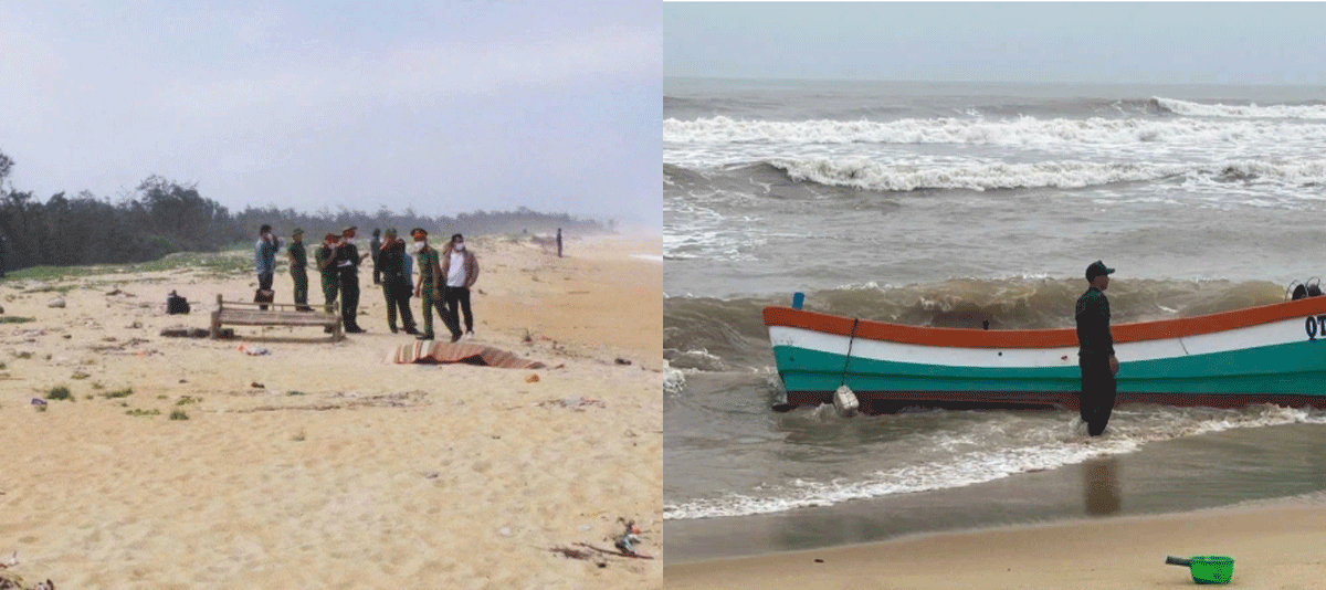 Hai thi thể nam giới tr&ocirc;i dạt v&agrave;o bờ biển Quảng Ng&atilde;i: H&eacute; lộ danh t&iacute;nh nạn nh&acirc;n v&agrave; nguồn cơn sự việc